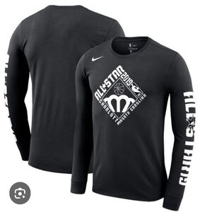 Nike Black Graphic Long Sleeve Men's Tee